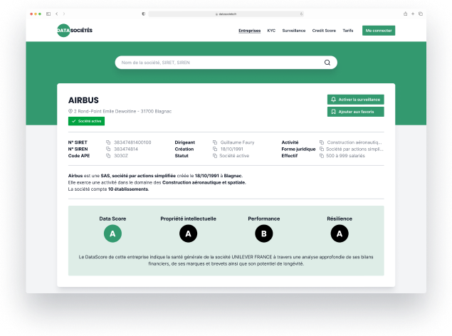 Rapport KYC - AIRBUS